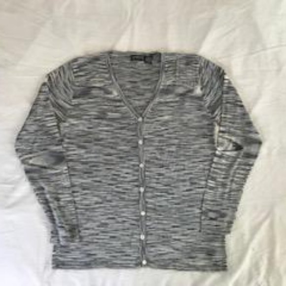 EUC Liz Claiborne Space Dyed Silk Cardigan Size M - Picture 1 of 4